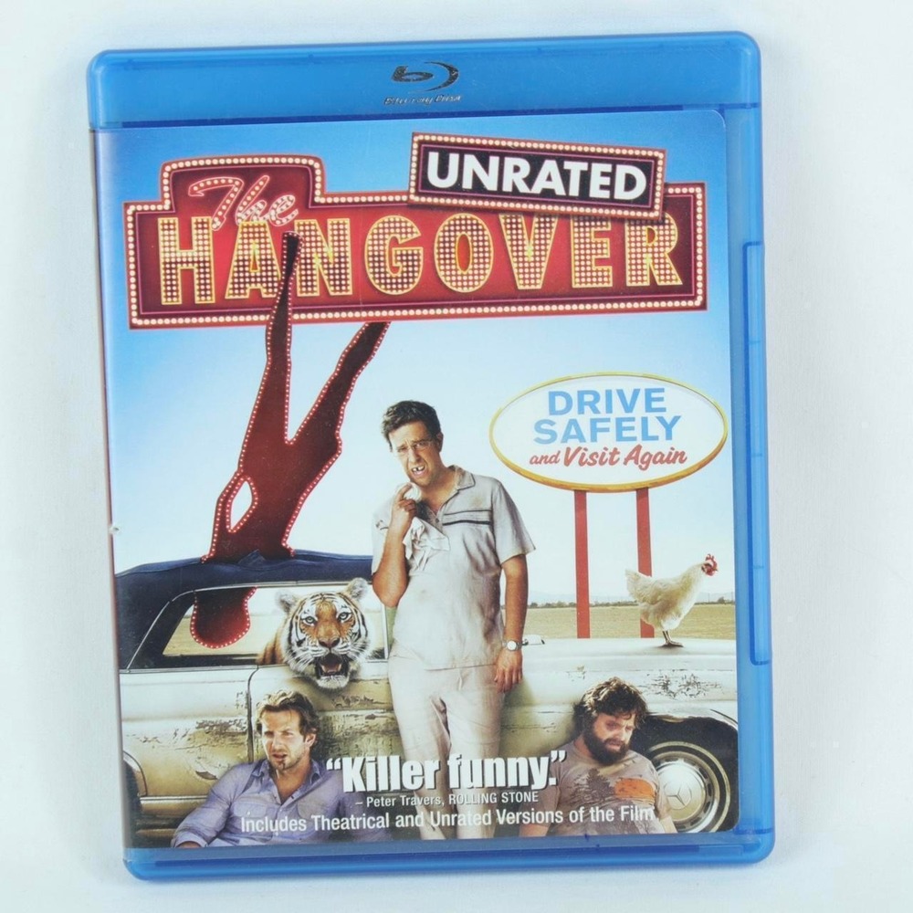 The Hangover Unrated Edition Blu-Ray DVD Movie